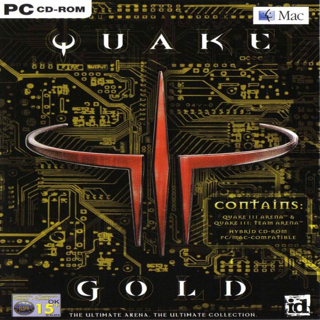 Quake 3: Gold - predn CD obal