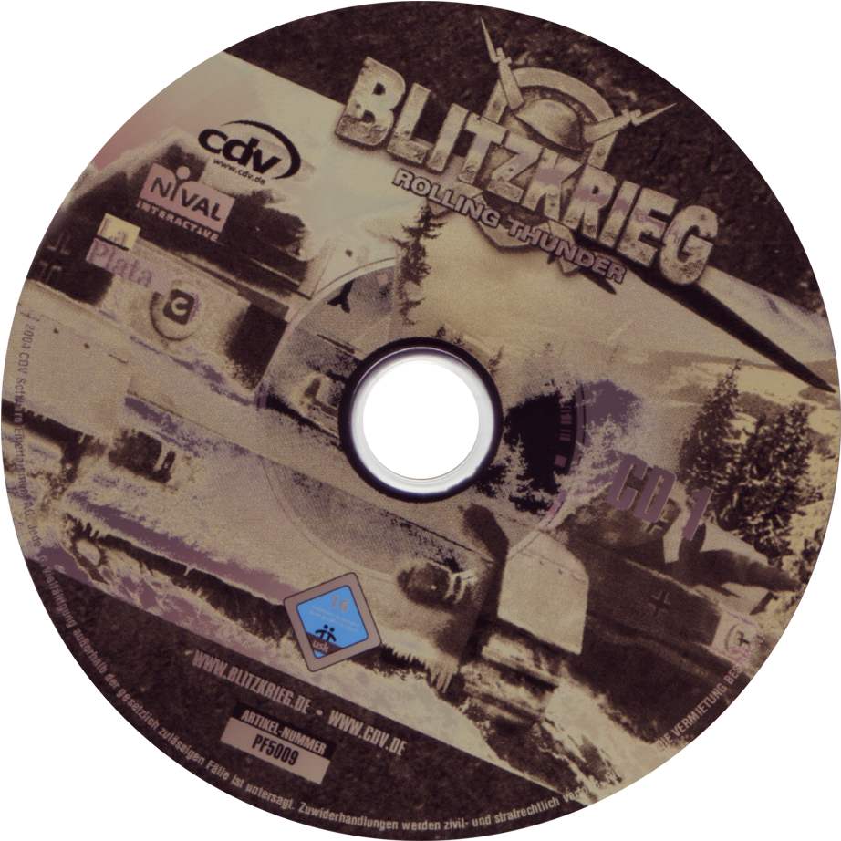 Blitzkrieg: Rolling Thunder - CD obal