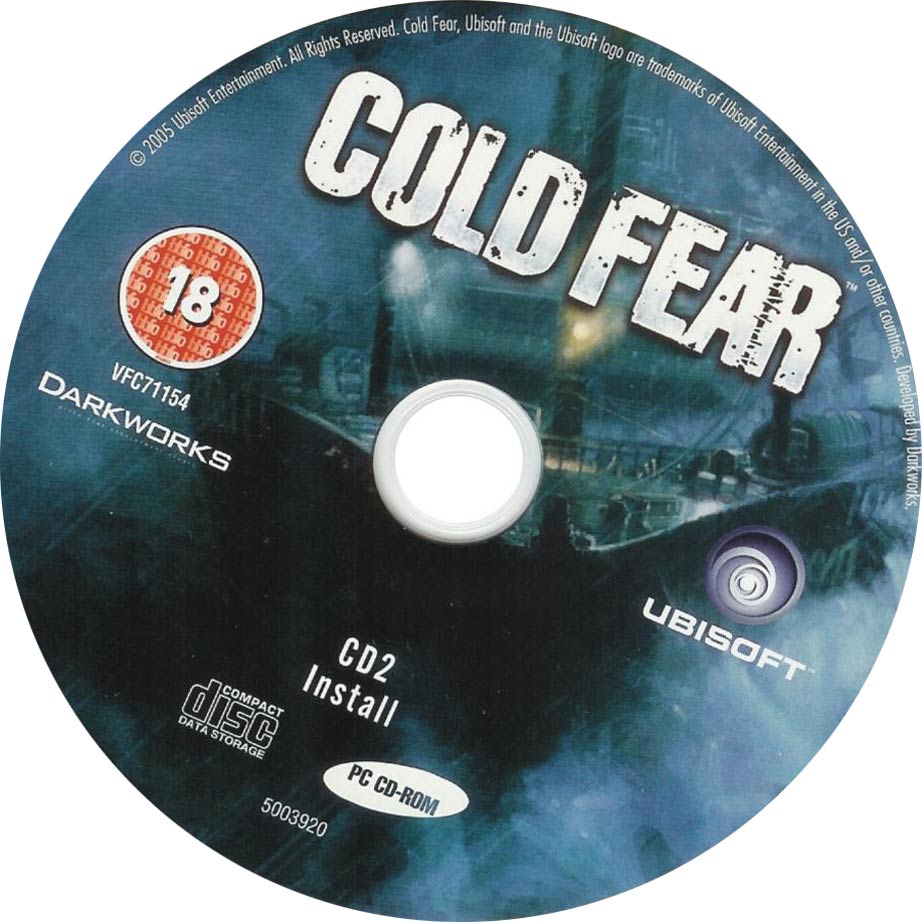 Cold Fear - CD obal 2