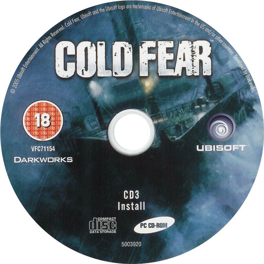 Cold Fear - CD obal 3
