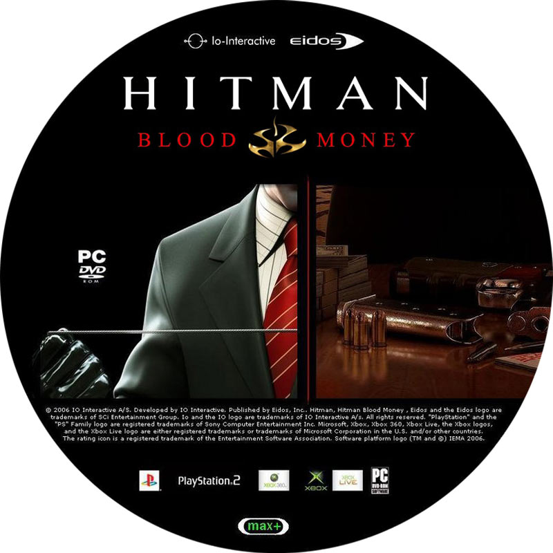 Hitman 4: Blood Money - CD obal