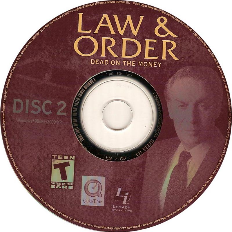 Law and Order: Dead on the Money - CD obal 2