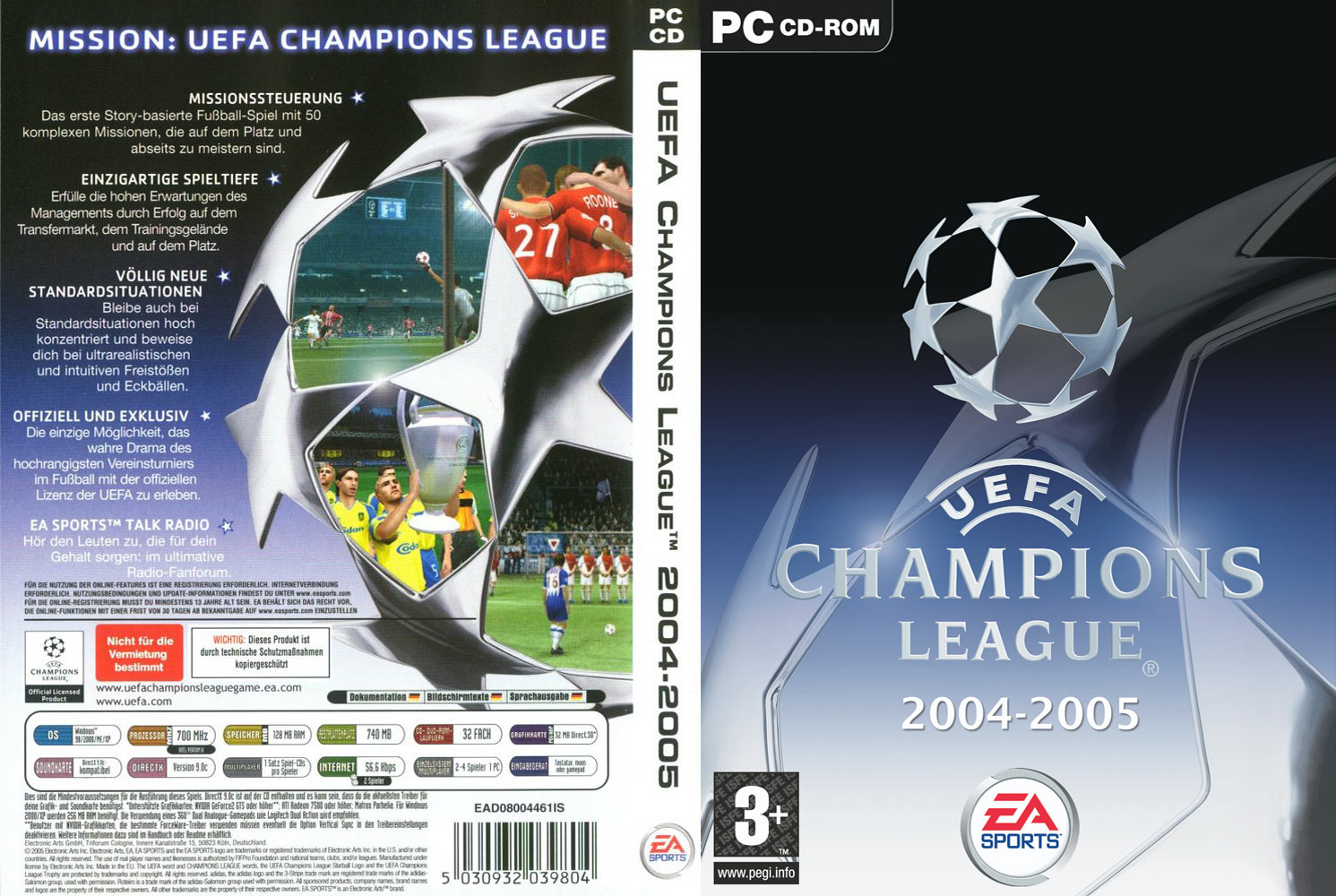 UEFA Champions League 2004-2005 - DVD obal