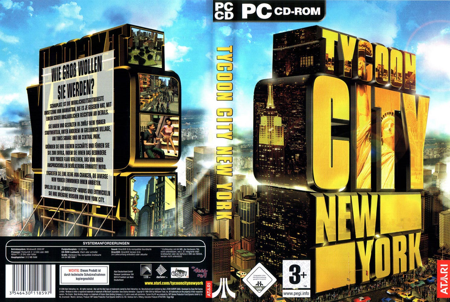 Tycoon City: New York - DVD obal