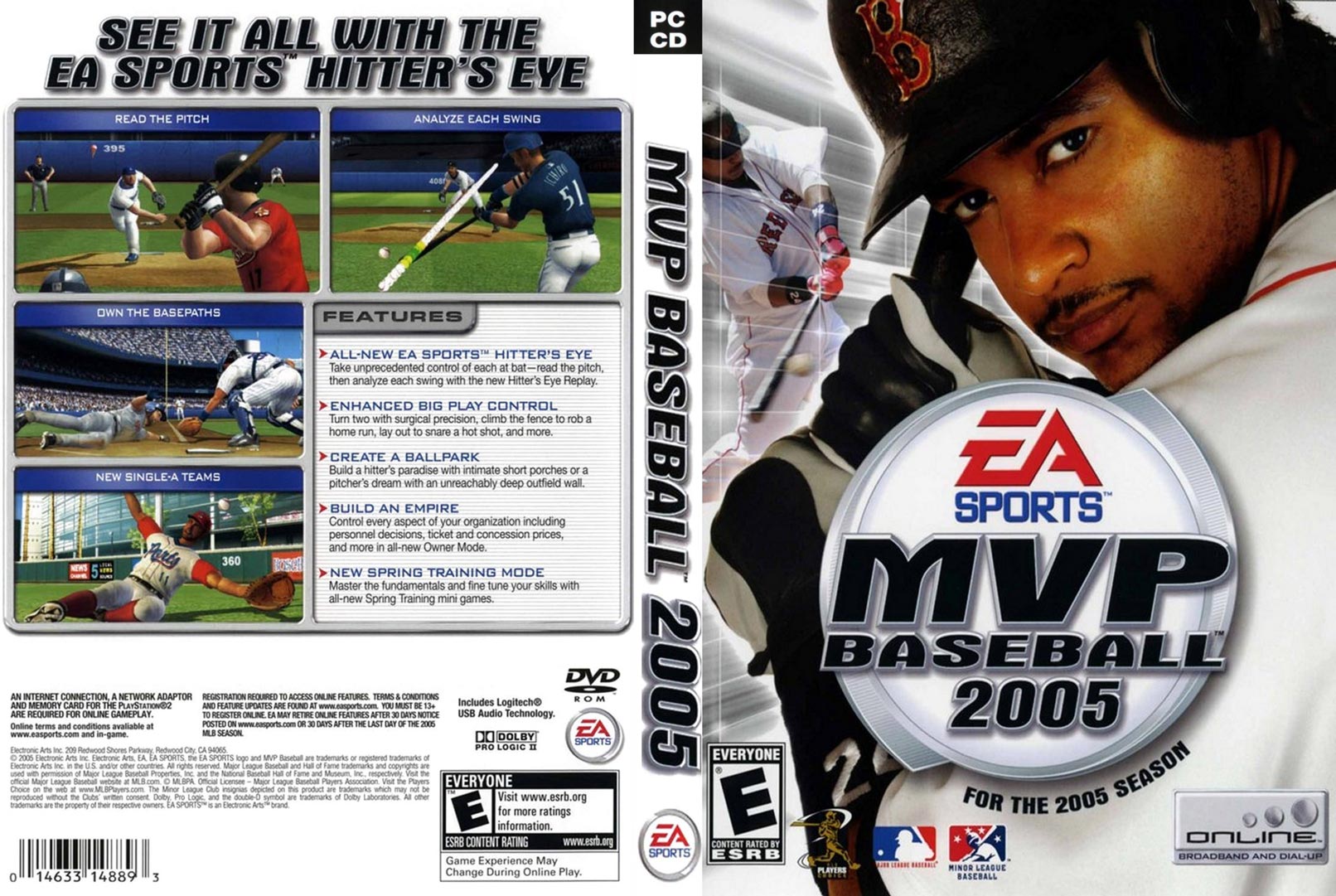 MVP Baseball 2005 - DVD obal