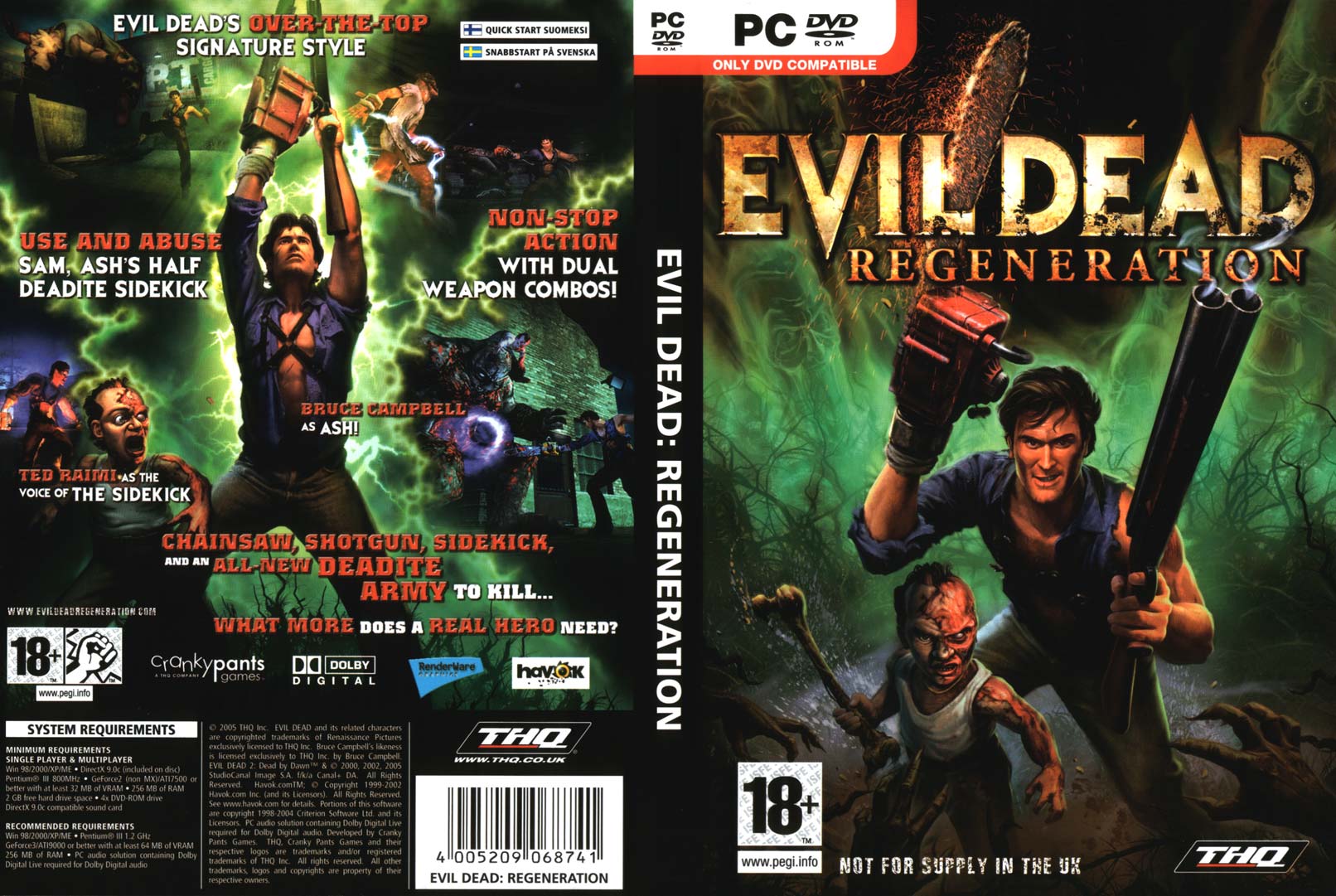 Evil Dead: Regeneration - DVD obal