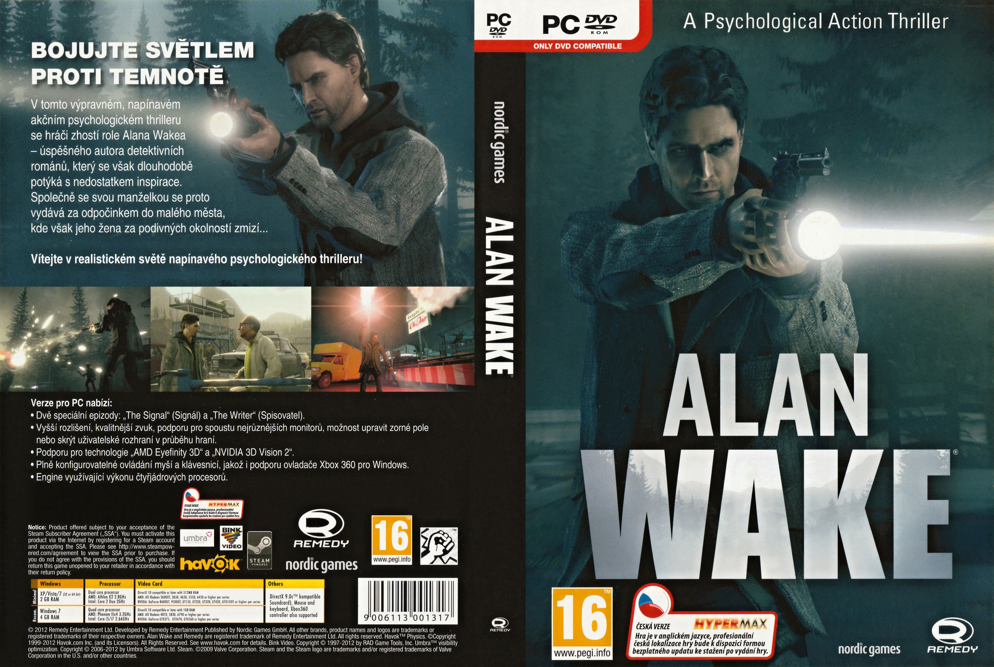 Alan Wake - DVD obal 3