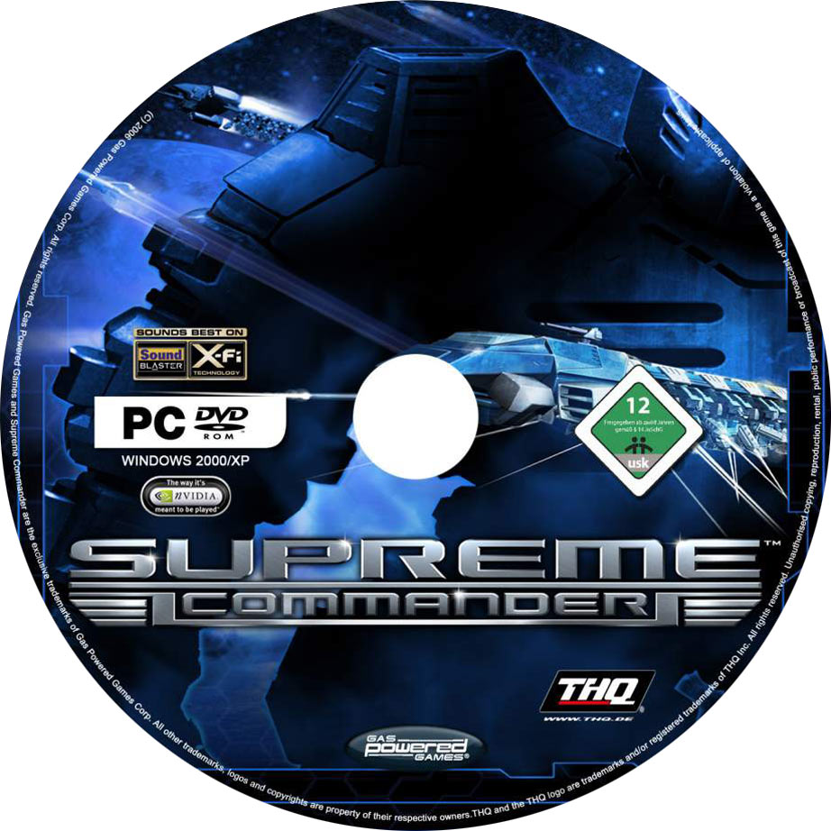 Supreme Commander - CD obal