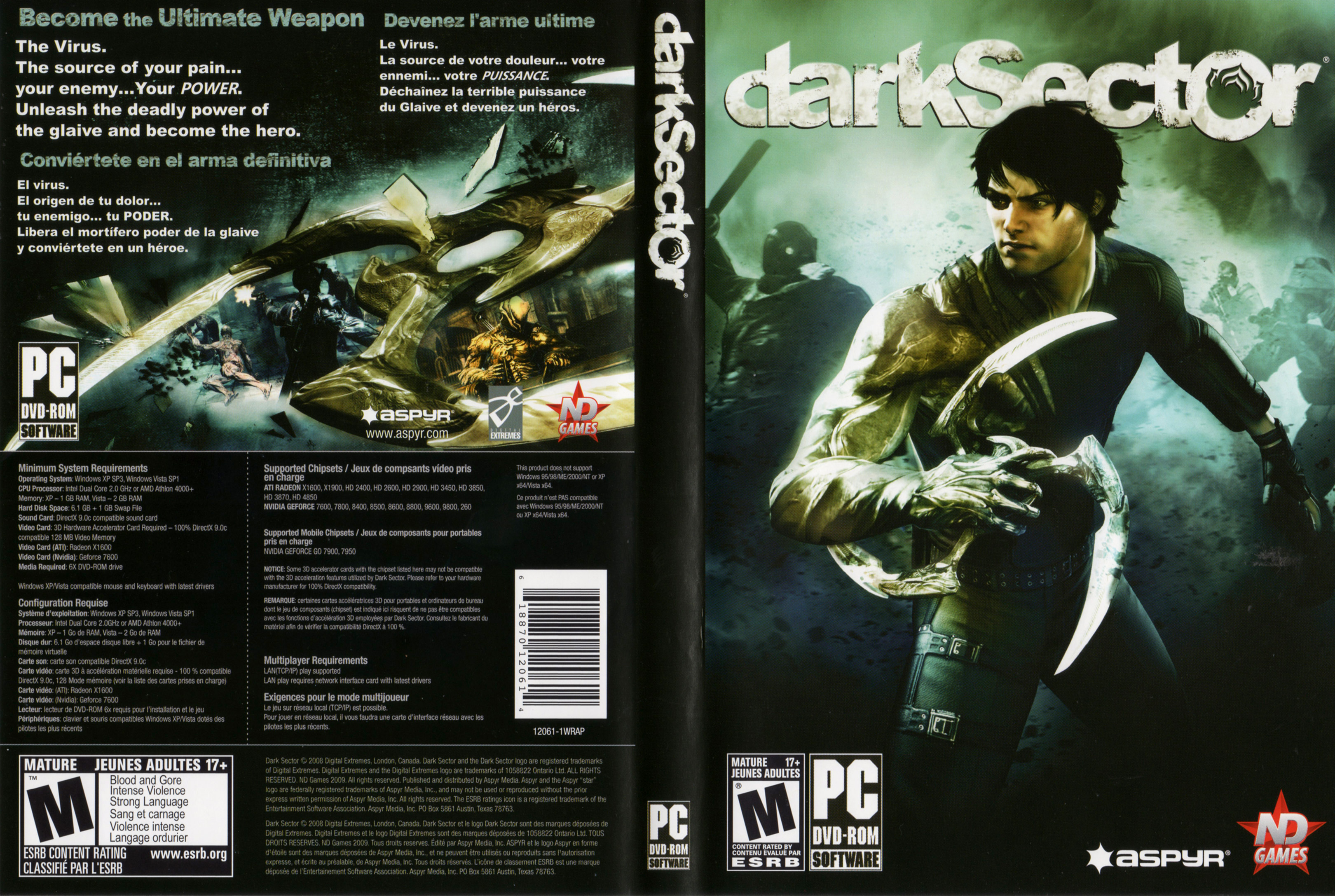 Dark Sector - DVD obal 2