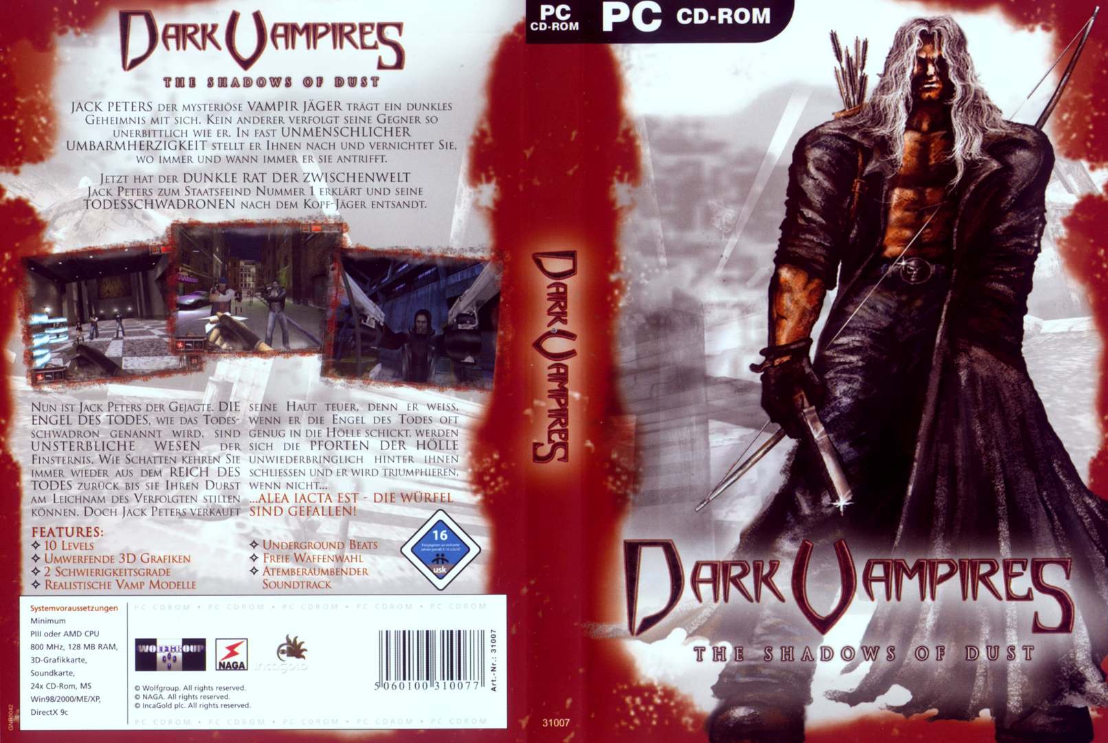 Dark Vampires: The Shadows of Dust - DVD obal