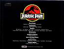 Jurassic Park - zadn CD obal