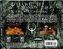 Quake 2 Mission Pack: The Reckoning - zadn CD obal