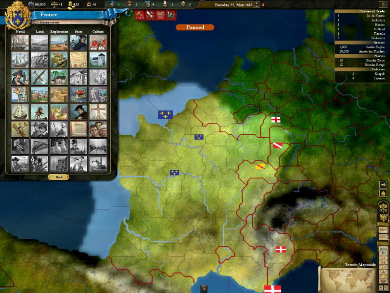 Europa Universalis 3: In Nomine - screenshot 2