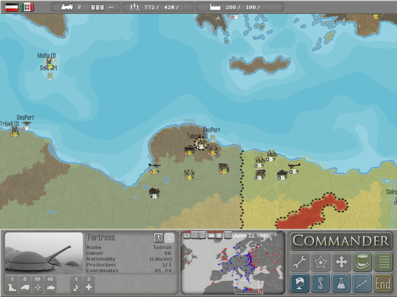 Military History Commander: Europe at War - screenshot 1