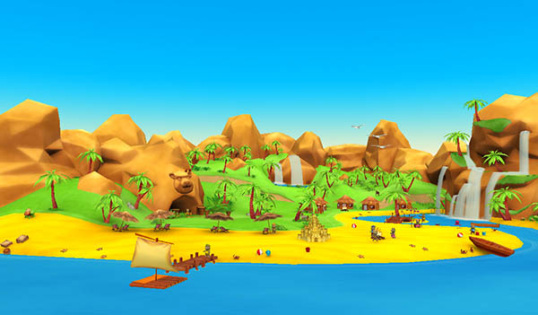 Hubert the Teddy Bear: Holiday Island - screenshot 2