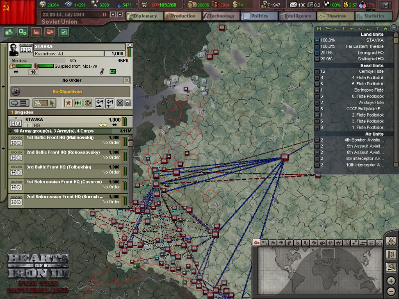 Hearts of Iron 3: For the Motherland - screenshot 11