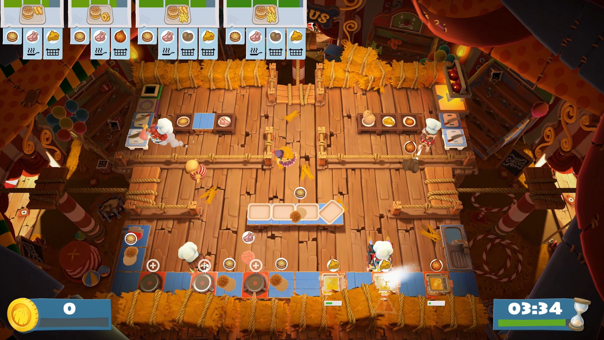 Overcooked! 2: Carnival of Chaos - screenshot 1