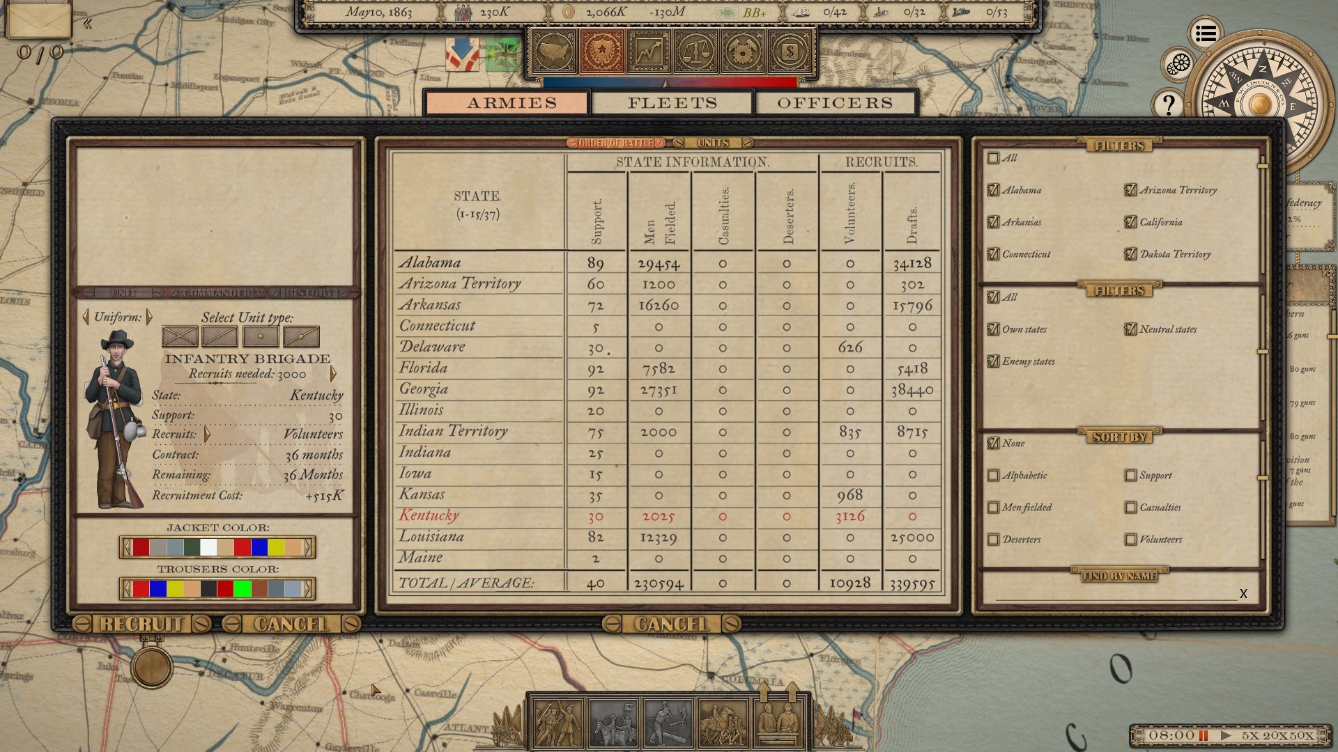 Grand Tactician: The Civil War (1861-1865) - screenshot 10