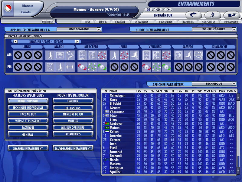 Professional Manager 2005 - screenshot 8