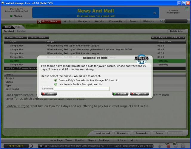 Football Manager Live - screenshot 6