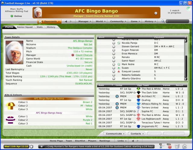 Football Manager Live - screenshot 2