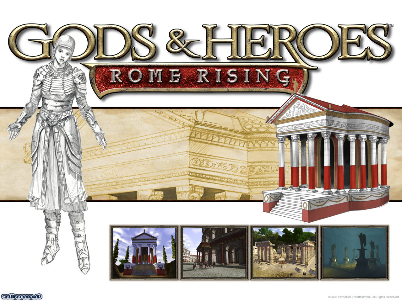Gods and Heroes: Rome Rising - wallpaper 9