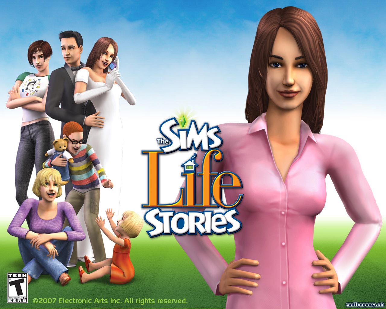 The Sims Life Stories - wallpaper 7