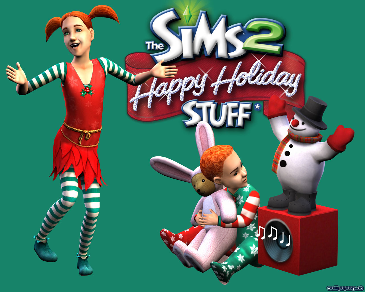 The Sims 2: Happy Holiday Stuff - wallpaper 7