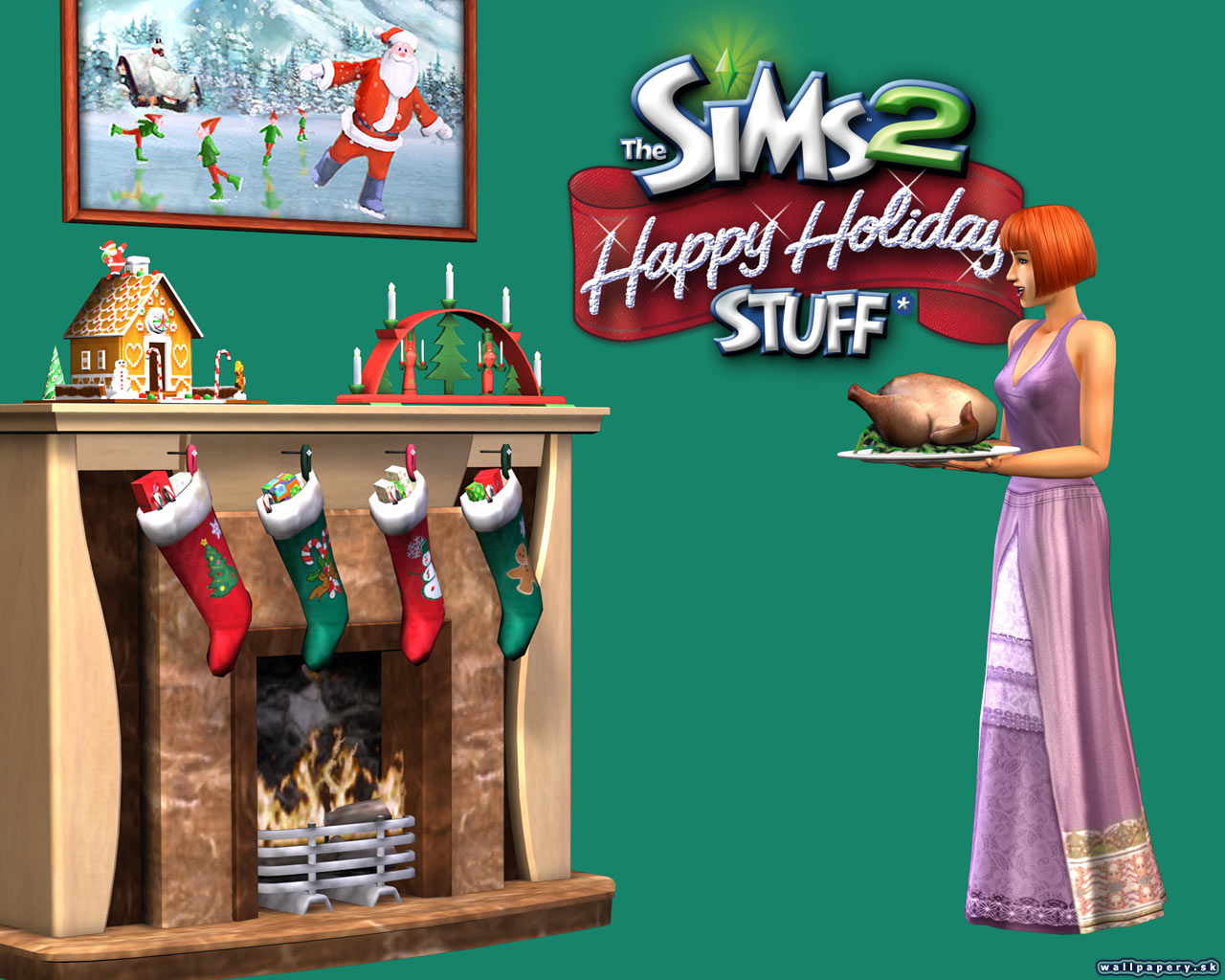 The Sims 2: Happy Holiday Stuff - wallpaper 8