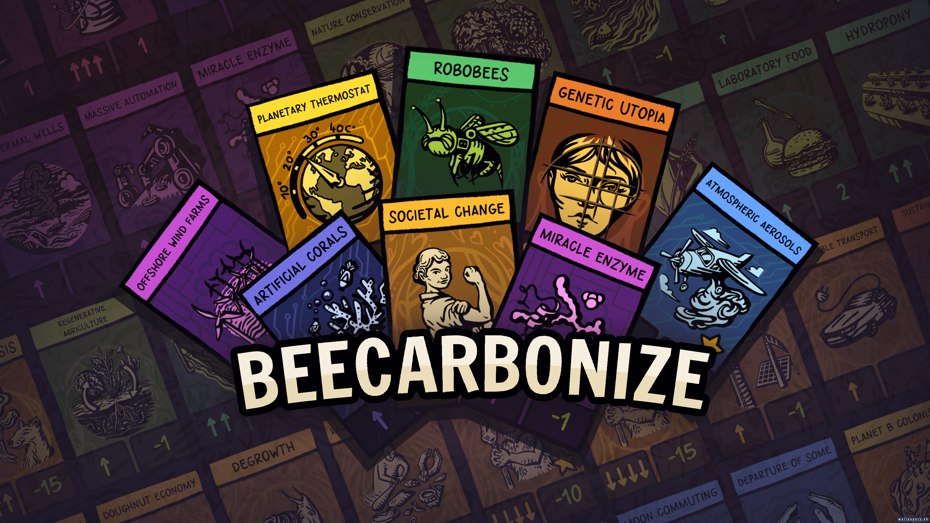 Beecarbonize - wallpaper 1