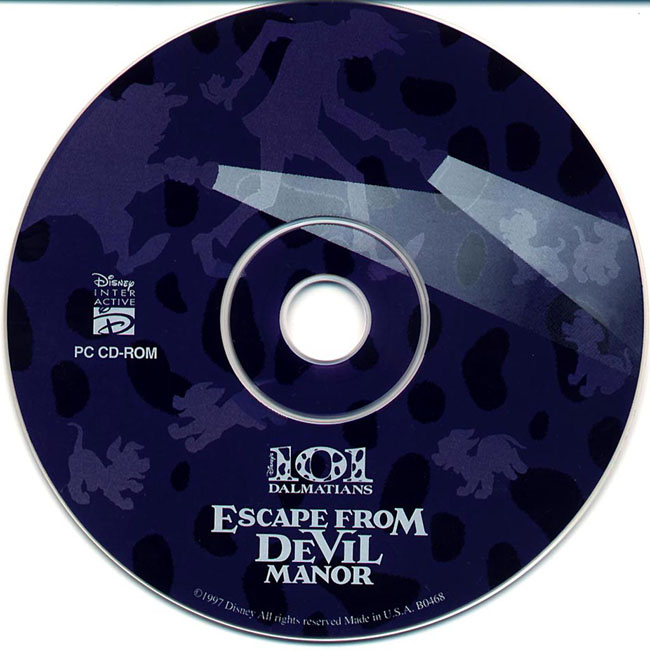 101 Dalmatians: Escape From DeVil Manor - CD obal