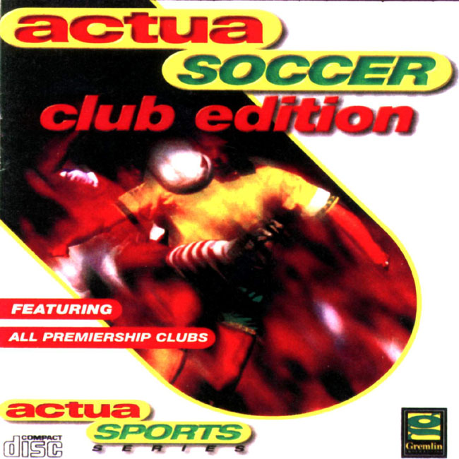 Actua Soccer: Club Edition - predn CD obal