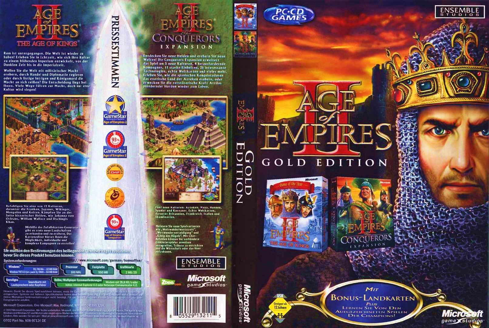 Age of Empires 2: Gold Edition - DVD obal