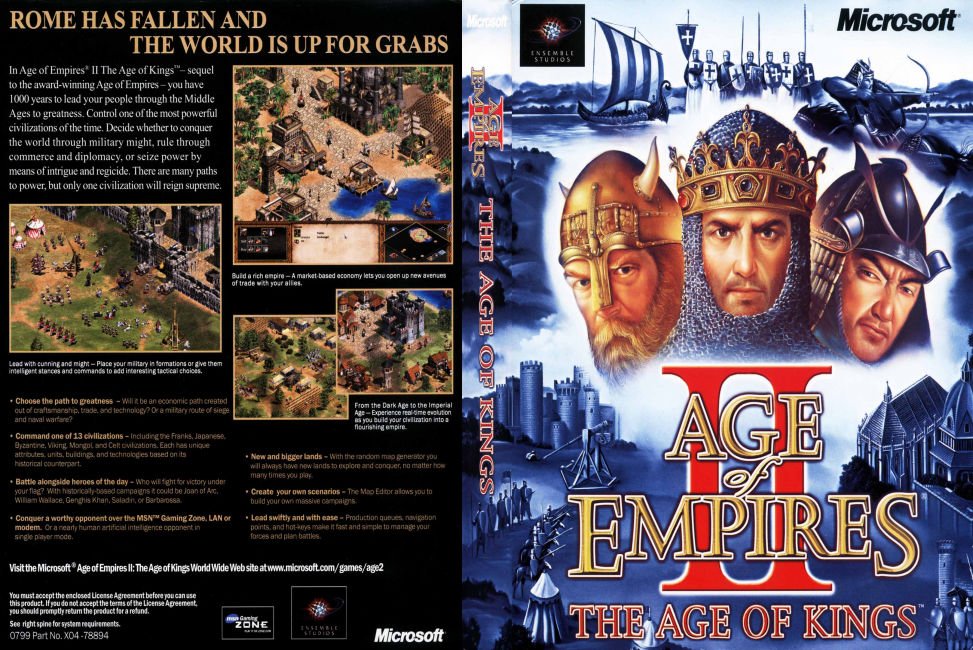 Age of Empires 2: The Age of Kings - DVD obal