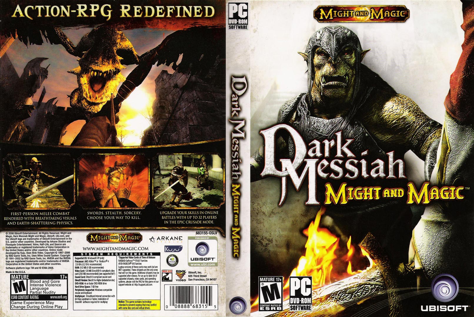 Dark Messiah of Might & Magic - DVD obal