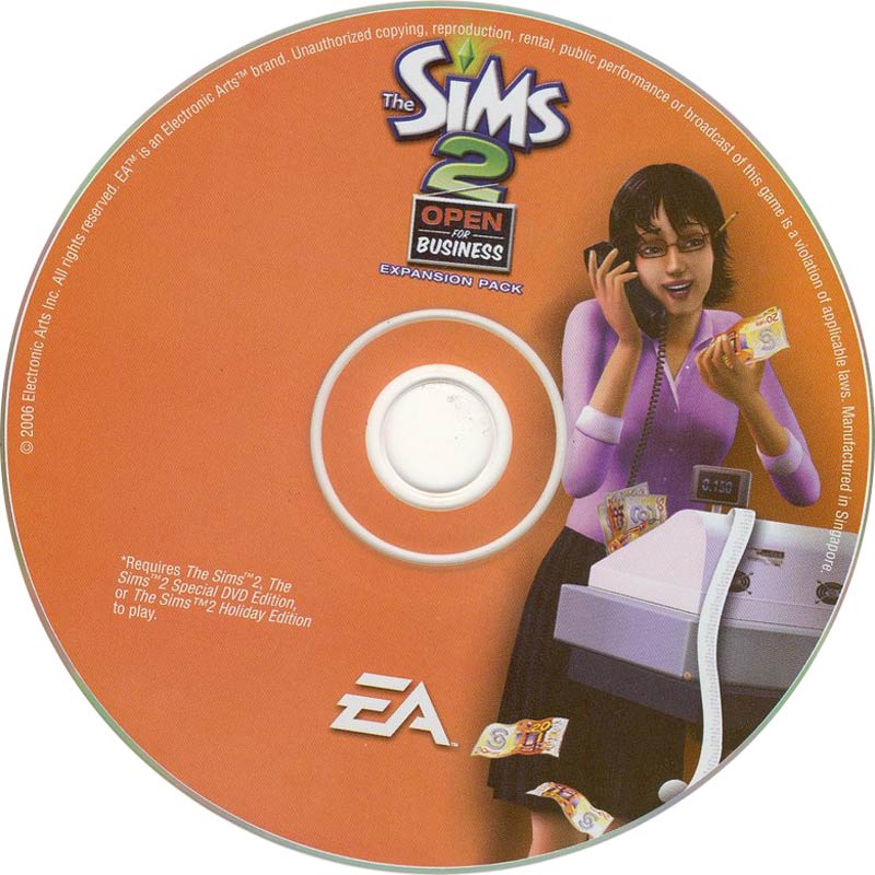 The Sims 2: Open for Business - CD obal