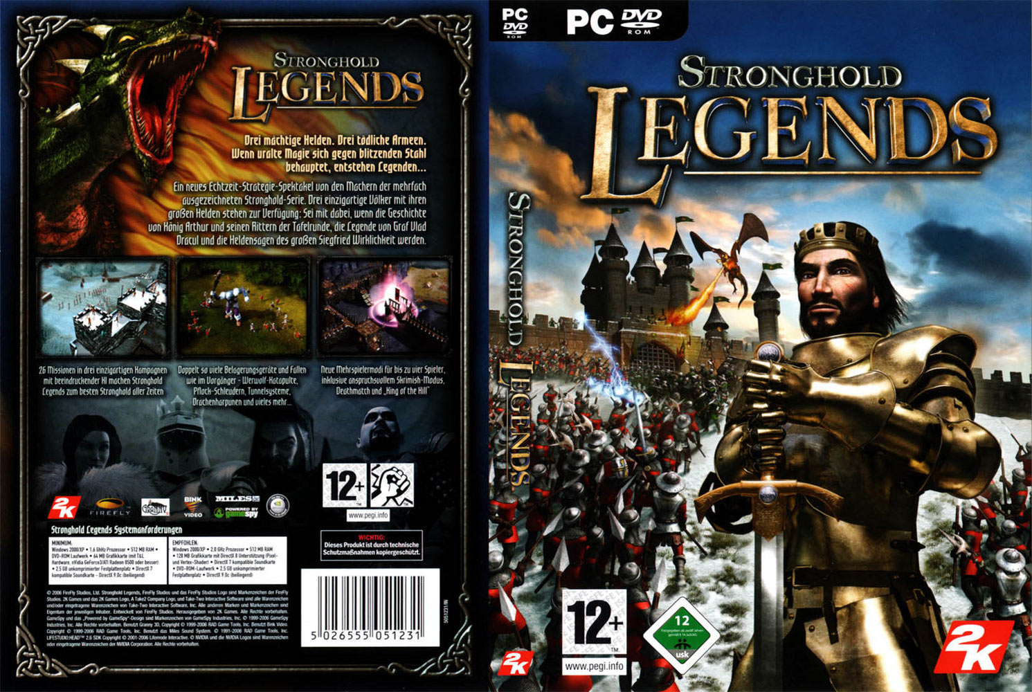 Stronghold Legends - DVD obal