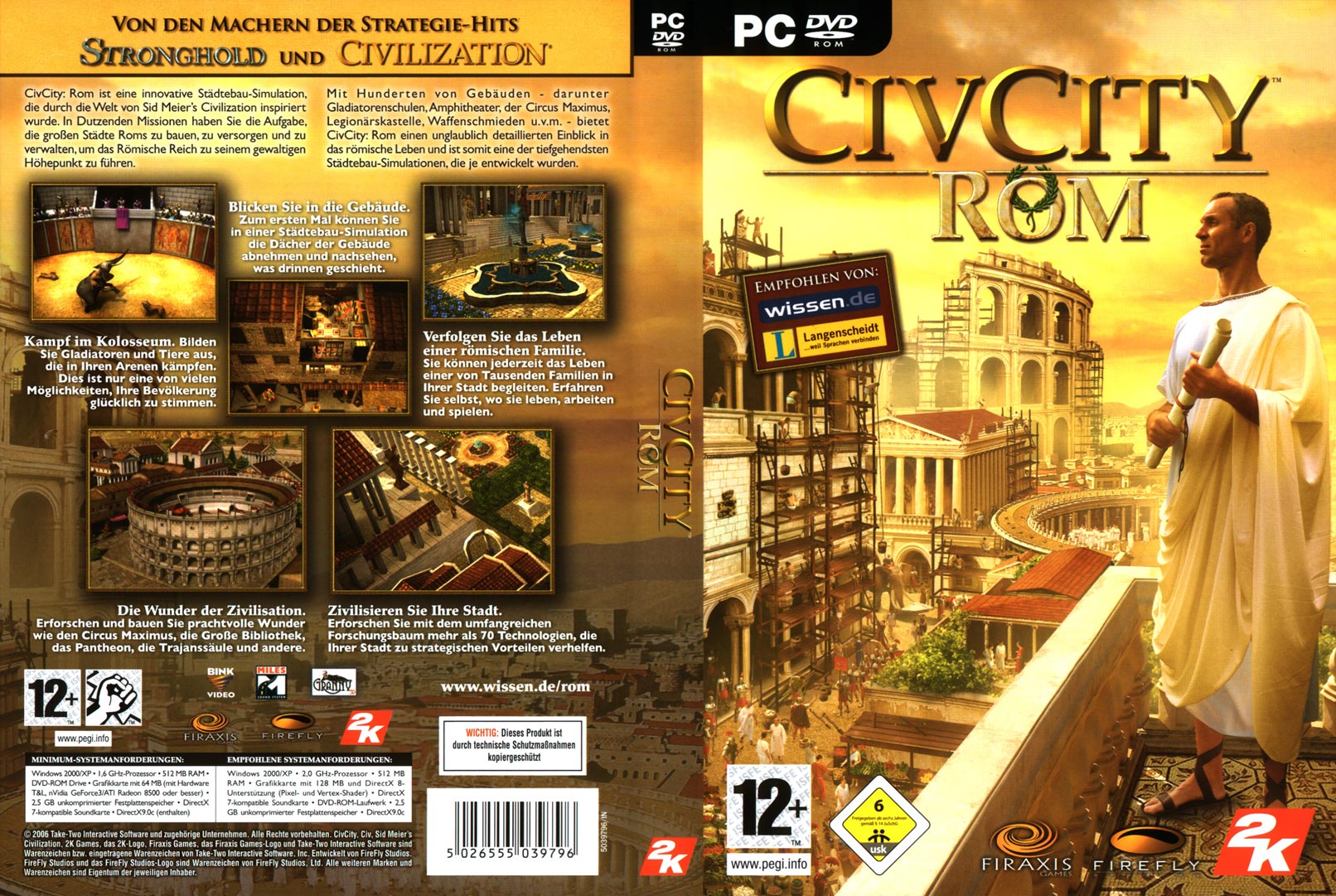 CivCity: Rome - DVD obal 2