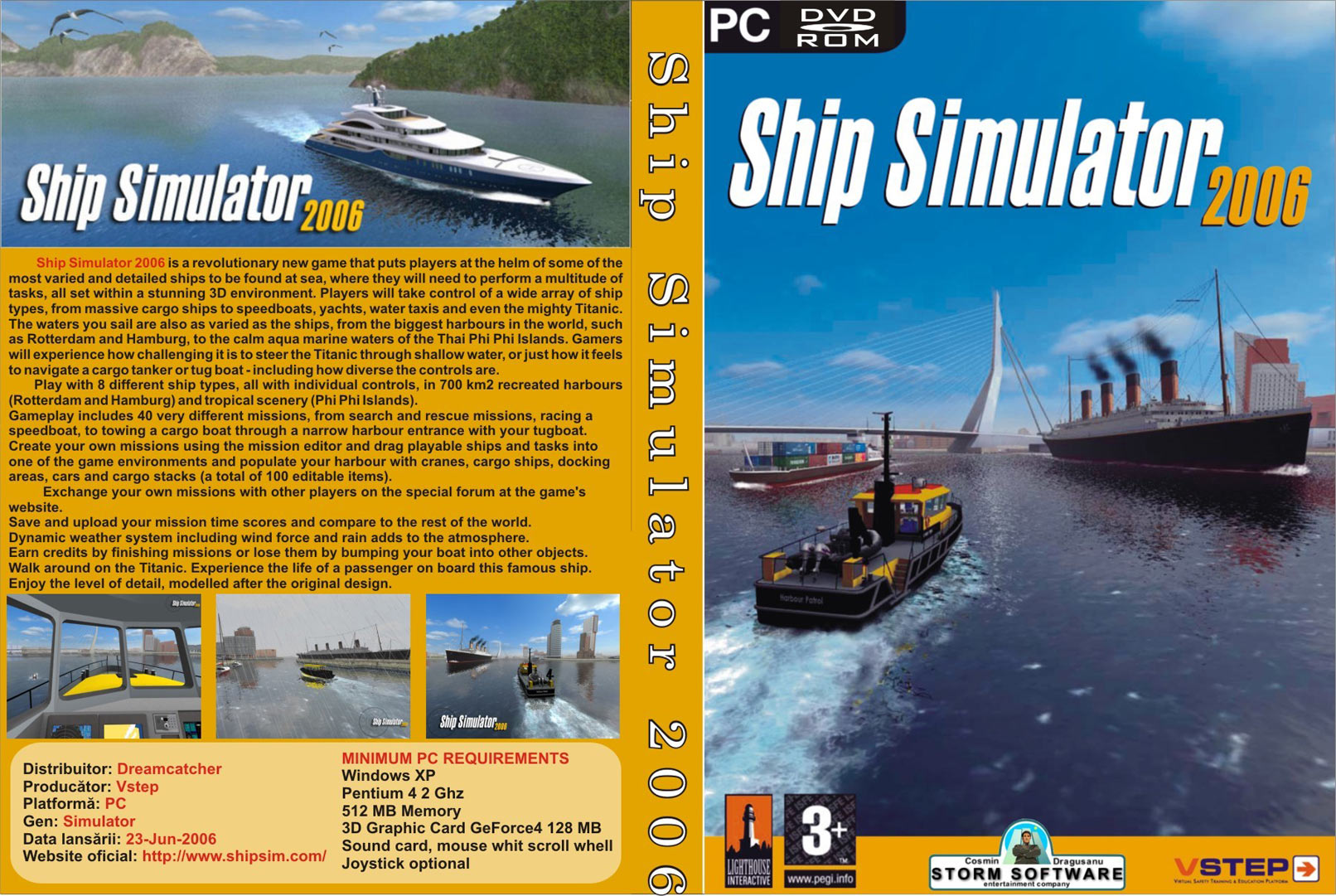 Ship Simulator 2006 - DVD obal