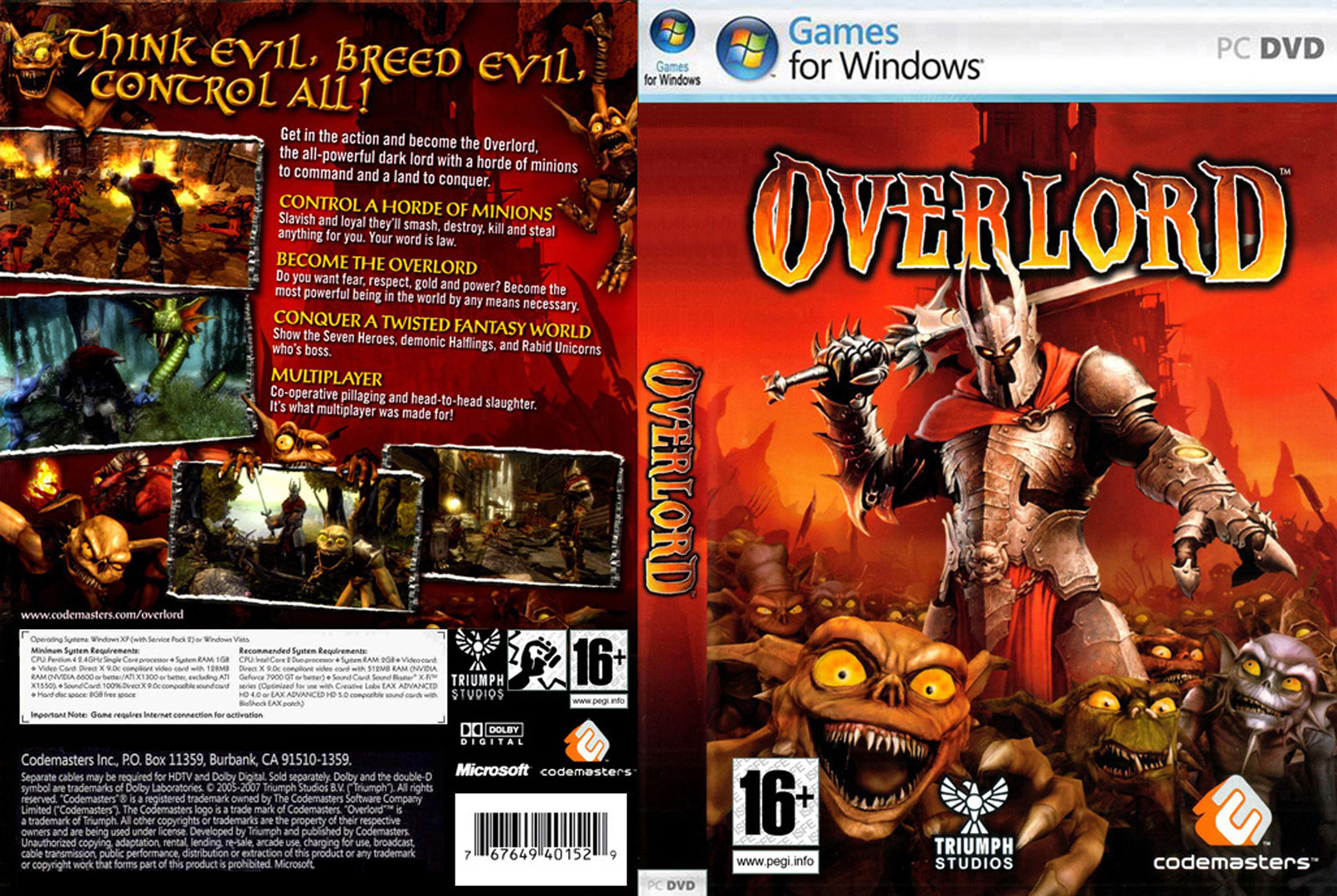 Overlord - DVD obal