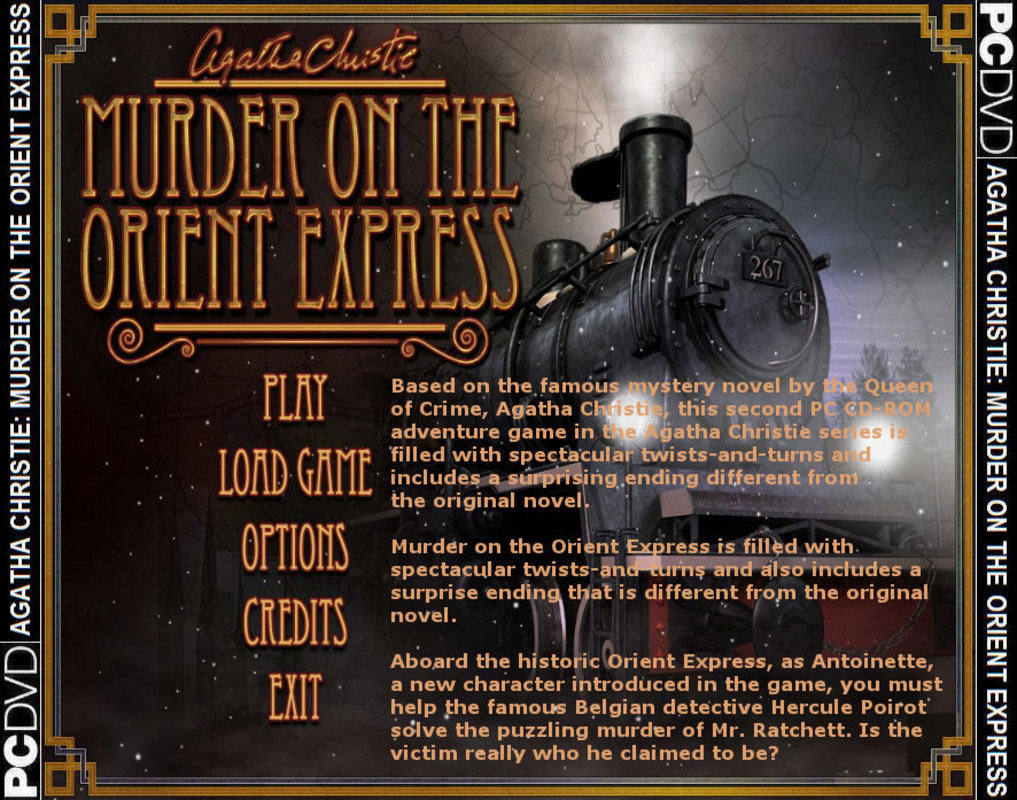 Agatha Christie: Murder on the Orient Express - zadn CD obal