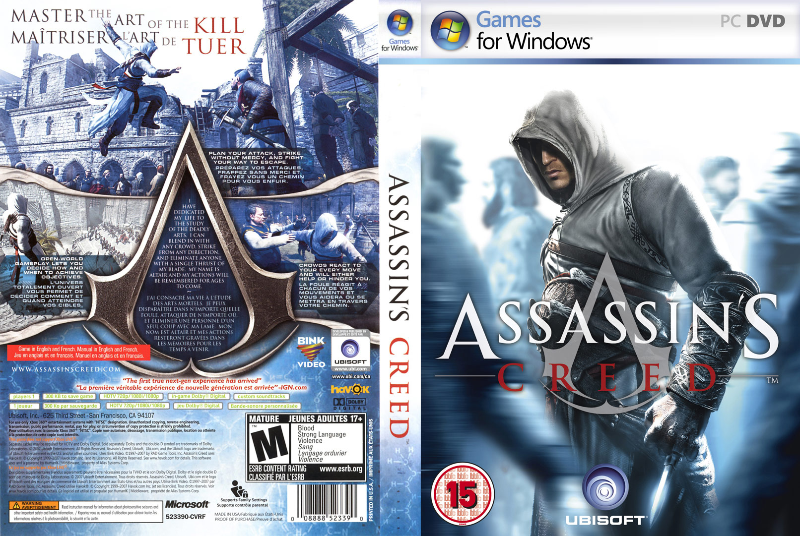 Assassins Creed - DVD obal