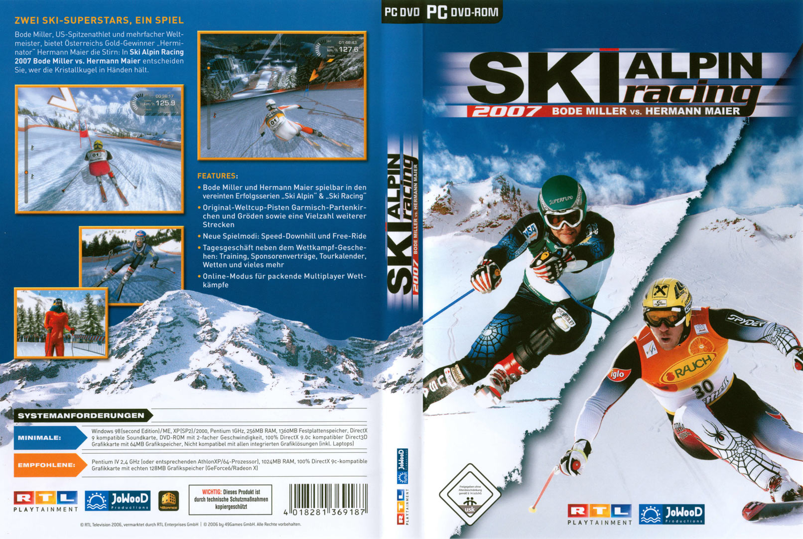 Alpine Ski Racing 2007 - DVD obal
