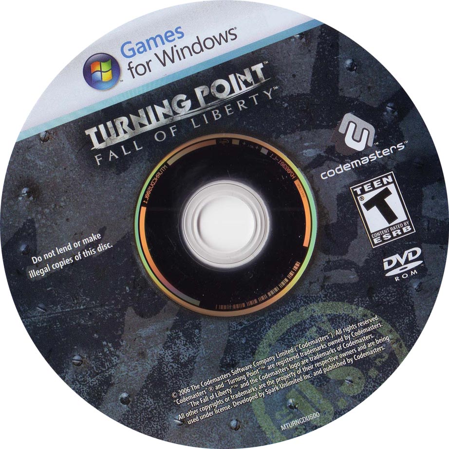 Turning Point: Fall of Liberty - CD obal