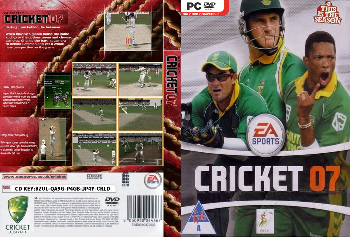 Cricket 07 - DVD obal