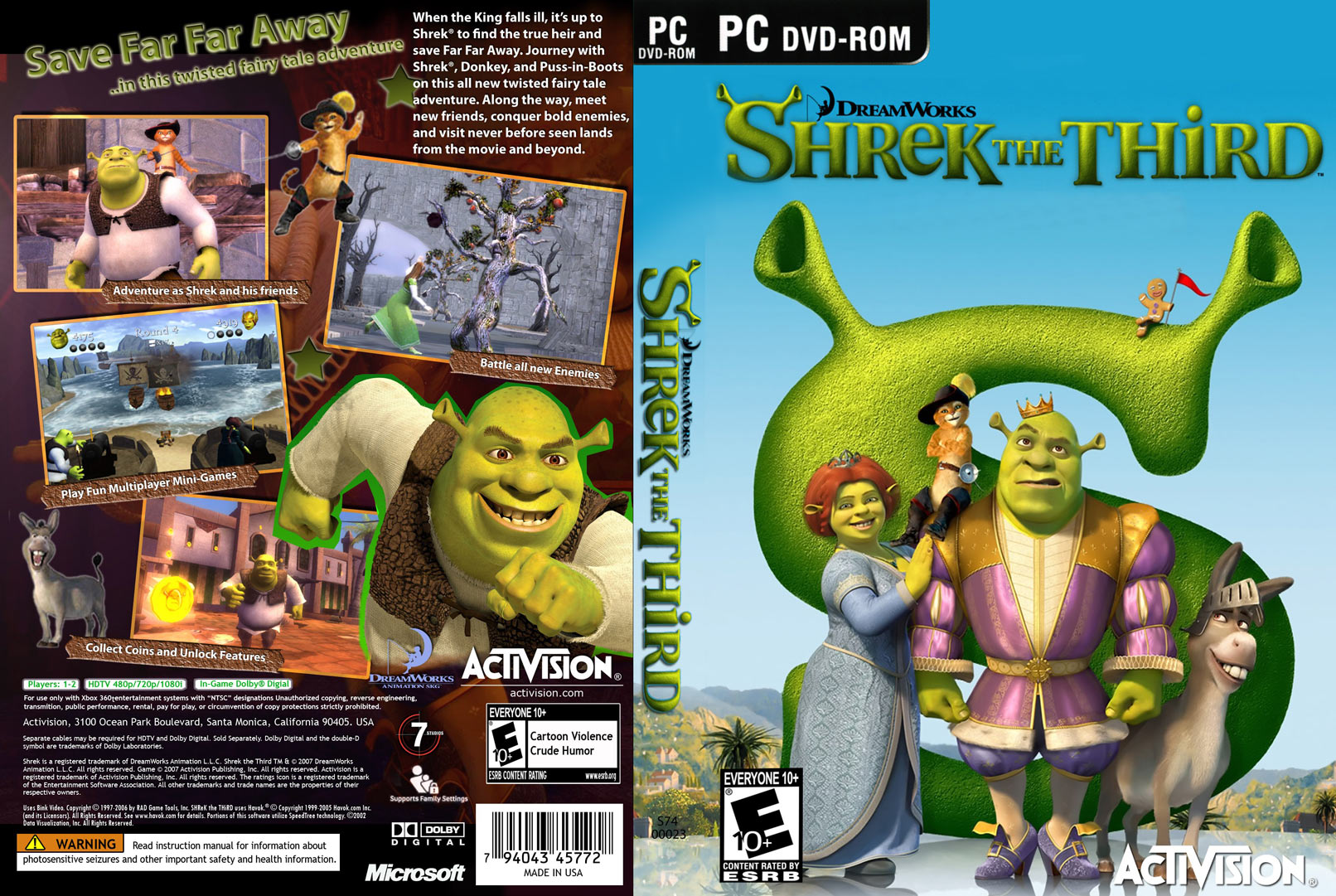 Shrek the Third - DVD obal 2