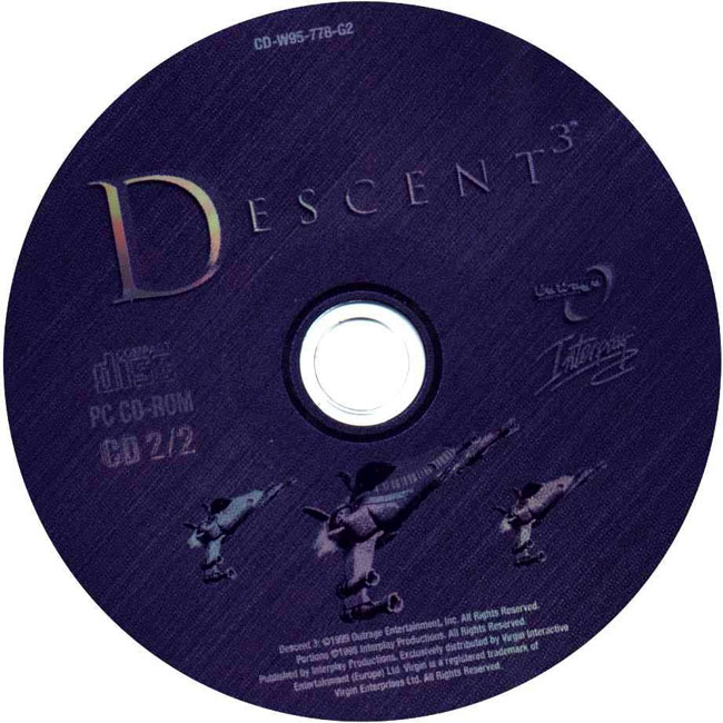 Descent 3 - CD obal 2