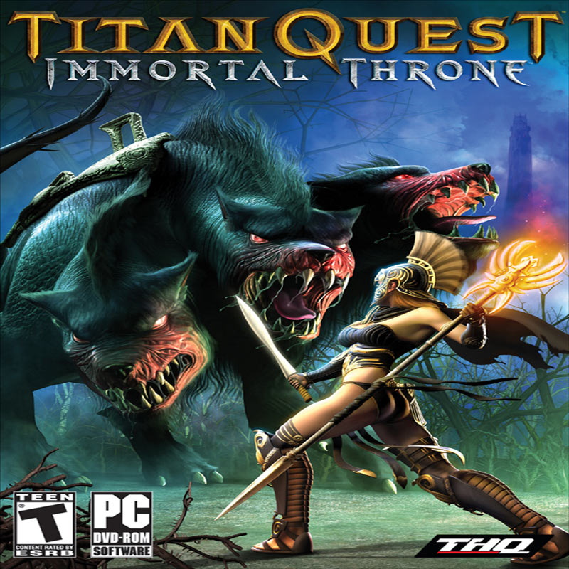 Titan Quest: Immortal Throne - predn CD obal
