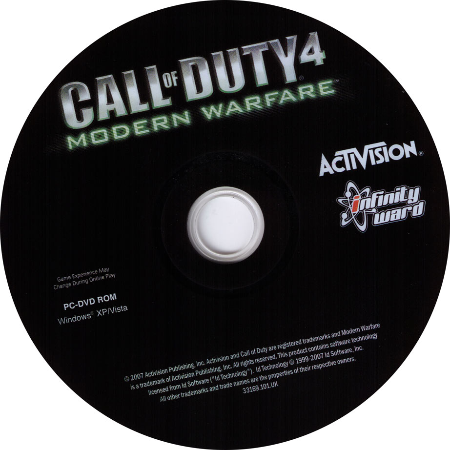 Call of Duty 4: Modern Warfare - CD obal