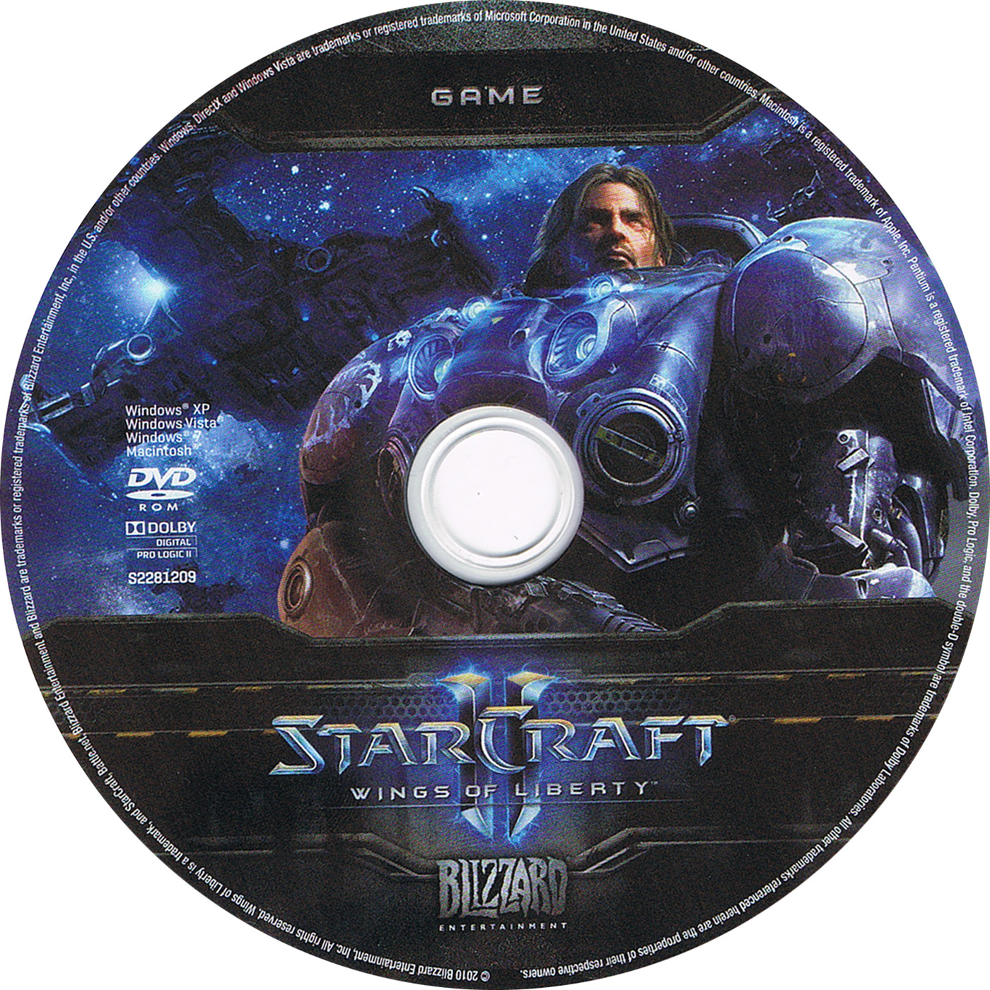 StarCraft II: Wings of Liberty - CD obal 2